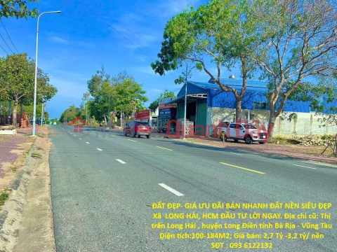 ĐẤT ĐẸP- GIÁ ƯU ĐÃI BÁN NHANH ĐẤT NỀN SIÊU ĐẸP Xã LONG HẢI, HCM ĐẦU TƯ LỜI NGAY _0