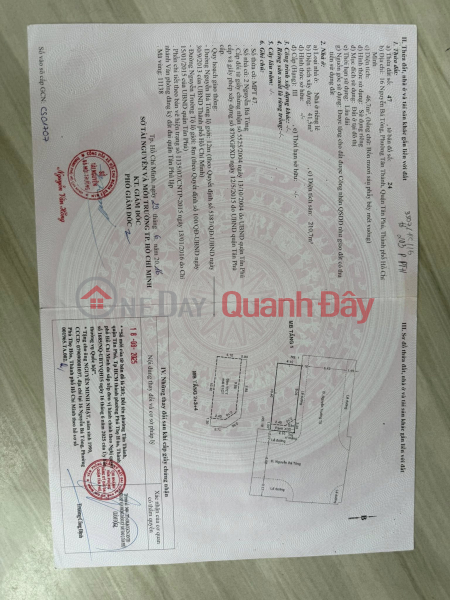 Property Search Vietnam | OneDay | Nhà ở, Niêm yết bán, Chính Chủ Bán Mặt Tiền Nguyễn Bá Tòng, Tân Phú: 4.1x12m, Giá Tốt Chỉ 13.5 Tỷ!