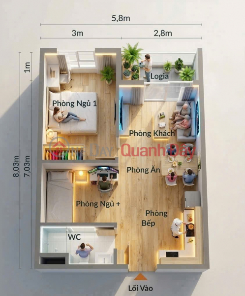 Property Search Vietnam | OneDay | Residential, Sales Listings | Own a social housing unit in Nhon Trach, Dong Nai, bordering Thu Duc City for only 150 million VND.
