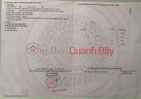 PRIME LAND – GREAT PRICE – OWNER URGENTLY SELLING LAND in Can Giuoc Town, Can Giuoc District, Long An Province _0