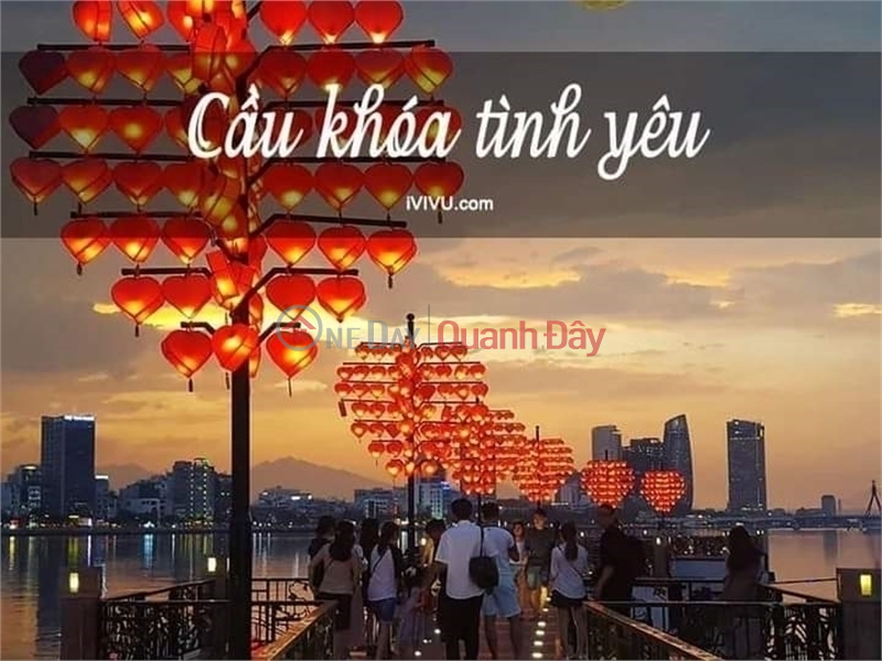 đ 5.1 Billion CORNER LOT FOR SALE 70M2 – 6M CAR ROAD INTERSECTION – HAI CHAU CENTER 5.2 BILLION