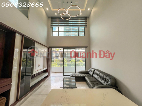 Cho thuê căn hộ Duplex podium full nội thất (2 tầng - T1.0307) dự án Zeit River Thủ Thiêm _0