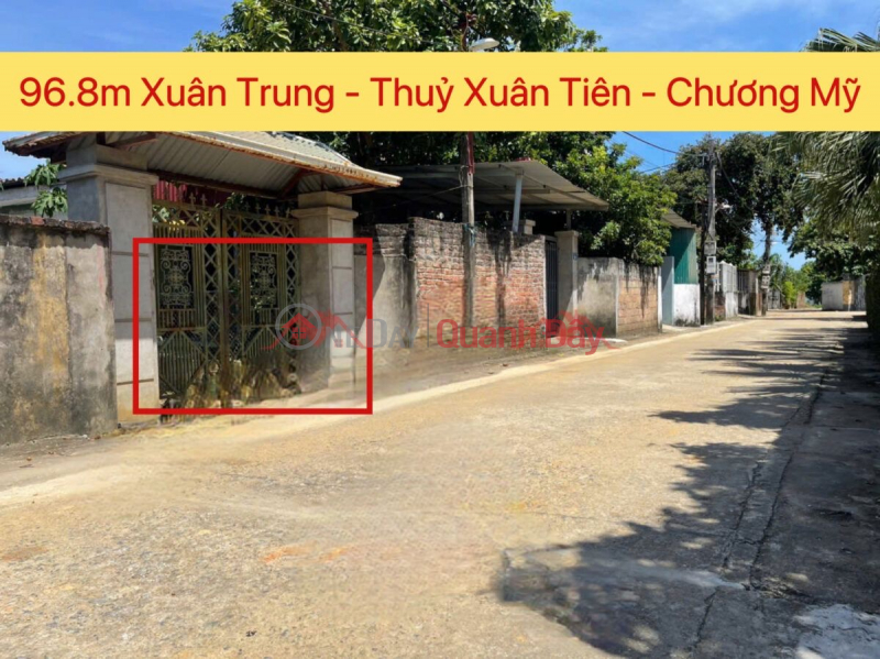 ĐẸP MÊ HỒN VỚI LÔ ĐẤT 96,8M TẠI THỦY XUÂN TIÊN-CHƯƠNG MỸ-HÀ NỘI Niêm yết bán