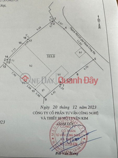 Property Search Vietnam | OneDay | Nhà ở | Niêm yết bán CƠ HỘI CHO NHÀ ĐẦU TƯ NHANH TAY- DT 333M2X MT 17.5M. CHỈ 25.X TỶ. SAU QUY HOẠCH THÀNH 3 MẶT ĐƯỜNG.