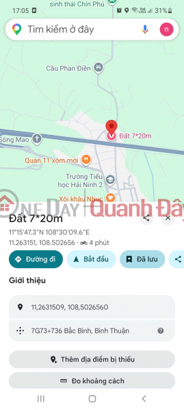 ĐẤT ĐẸP – GIÁ TỐT – CHÍNH CHỦ CẦN BÁN GẤP tại Xã Hải Ninh, Huyện Bắc Bình, Bình Thuận | Việt Nam Bán | đ 550 triệu