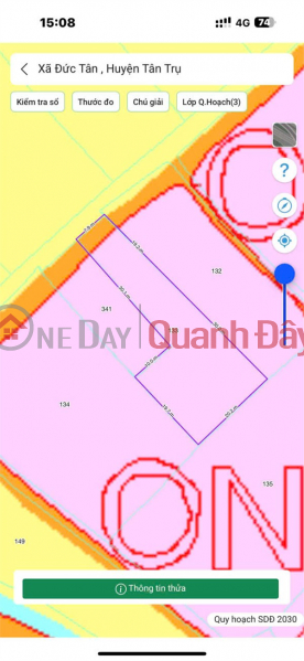 BEAUTIFUL LAND - PROFITABLE INVESTMENT - Owner Needs to Sell Land in Duc Tan Commune, Tan Tru, Long An | Vietnam Sales | đ 1.35 Billion