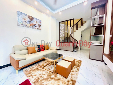 House for sale in Nam Du, Linh Nam, 32m2, 5 floors, car parking at gate, alley connecting 2 ends, 5.69 billion, red book _0