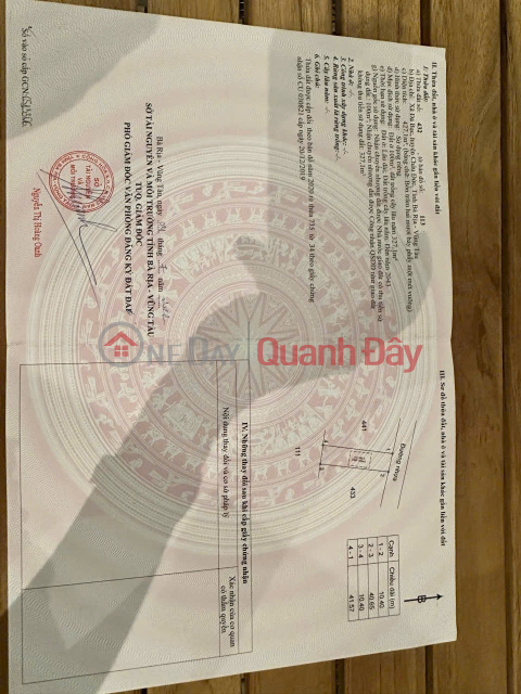 ĐẤT VỊ TRÍ ĐẸP - GIÁ ĐẦU TƯ CẦN BÁN NHANH LÔ ĐẤT TẠI Xã Đá Bạc, Huyện Châu Đức, Bà Rịa Vũng Tàu. _0