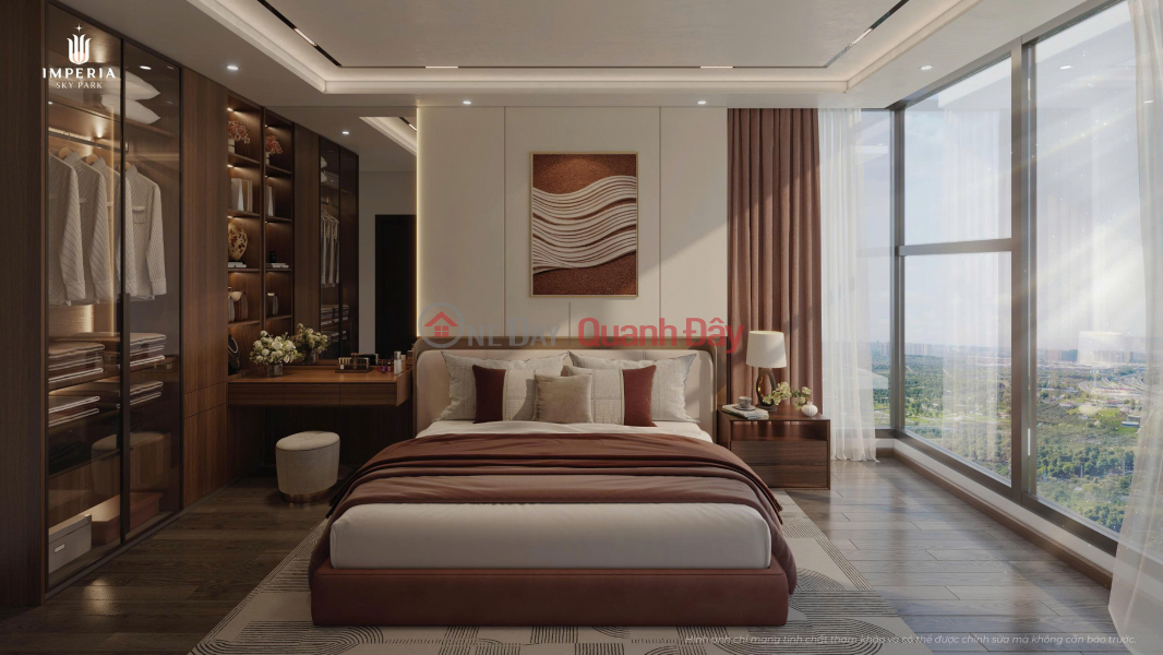 Corner 2-bedroom apartment for sale, the only one available in Sky 1 tower, Imperia Sky Park project - overlooking Thang Long Boulevard. | Vietnam | Sales đ 5.4 Billion