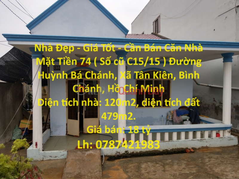 Beautiful House - Good Price - For Sale House Front on Huynh Ba Chanh Street - Binh Chanh - HCM Sales Listings