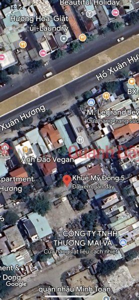 ️Bán lô đất 175m² MT Khuê Mỹ Đông 5- Ngũ Hành Sơn- Lô Duy Nhất Thị Trường- Giá Đầu Tư 10Tỷ TLCC Niêm yết bán