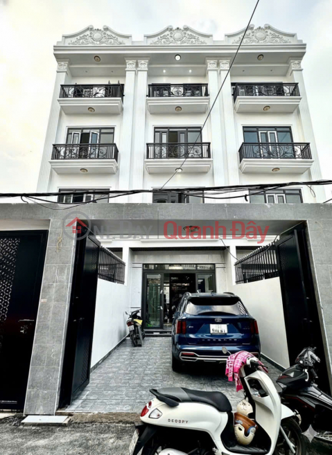 Private house with yard and gate in Thien Loi, 141m², 4 floors, brand new, alley accessible by car, Price 8.9 billion VND. _0