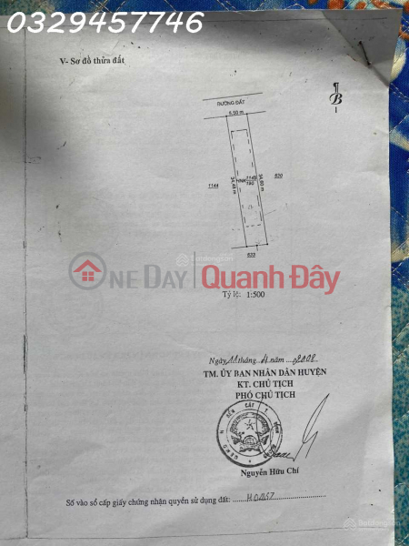 đ 1.8 Billion Owner needs to pay debt and urgently sells 190m2 of land adjacent to Ring Road 4, Binh Duong, investment price