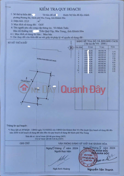 đ 1.4 Billion 2-STOREY HOUSE FOR SALE ON PHAN DINH GIOT FRONTAGE, PHUONG SAI, NHA TRANG. SELLING PRICE 1.4 BILLION (Negotiable)