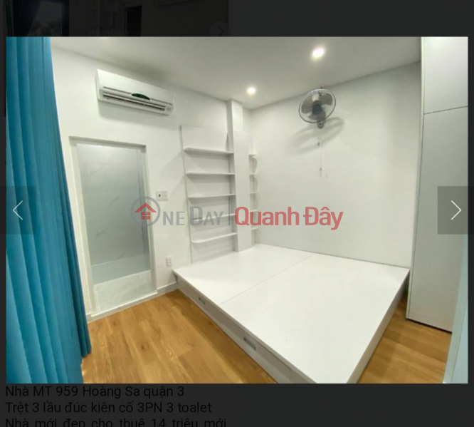 Property Search Vietnam | OneDay | Nhà ở | Niêm yết cho thuê, ️️ Cho thuê Nhà 4 tầng MTKD Hoàng Sa, Q3 - 18 tr/th