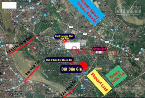Owner sells auctioned land A1, group 7, Cu Khoi, 65.2m2, 5.5m frontage, 13m street, sidewalk _0