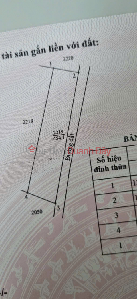 BÁN ĐẤT TẠI ẤP 6, XÃ MỸ QUÝ ĐÔNG, HUYỆN ĐỨC HUỆ, TỈNH LONG AN. _0