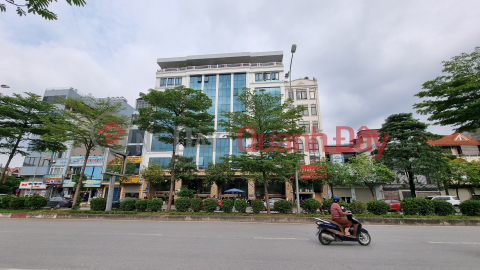 (Tin thật 100%) Bán tòa VP cao cấp 2 mặt tiền 136m2 x 9T tại mặt phố Trần Vỹ - Cho thuê 2,2 tỷ/năm _0