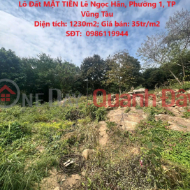 BEAUTIFUL LAND - PROFITABLE INVESTMENT - Owner Sells FRONTAGE Plot of Land on Le Ngoc Han, Ward 1, Vung Tau City _0