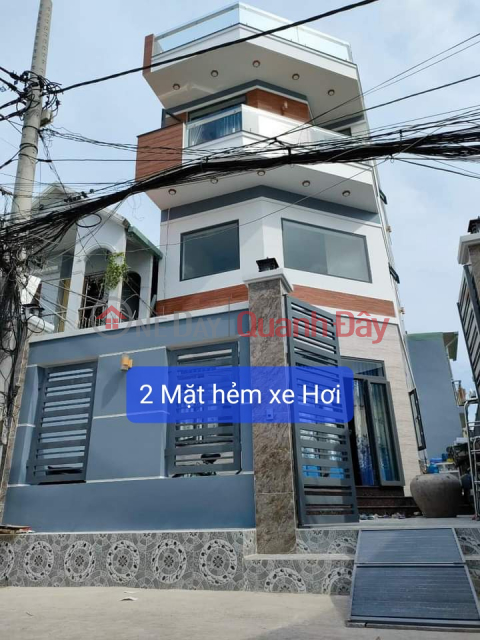 4-storey house 96m2 corner unit 2 front alley Lam Hoanh An Lac Binh Tan 5.7 billion VND _0