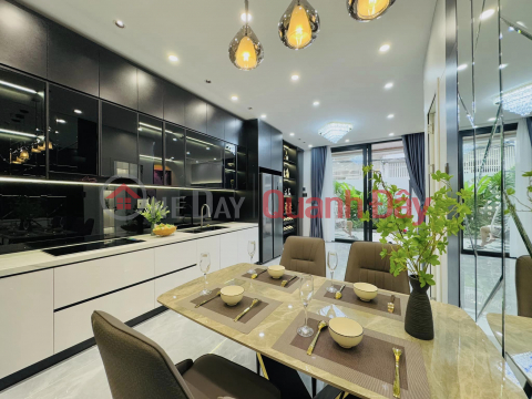 ► Hoang Dieu Alley 80m2, 5.8 square meters wide, 2 floors, mini garden villa style, brand new, high-end _0