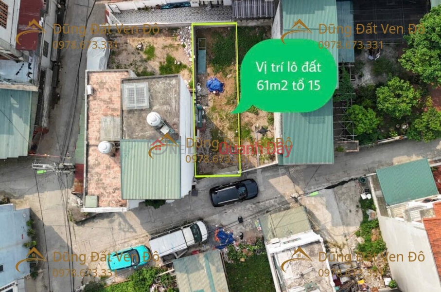 Property Search Vietnam | OneDay | Nhà ở, Niêm yết bán | Lô Đất 61m2 oto đỗ trong đất