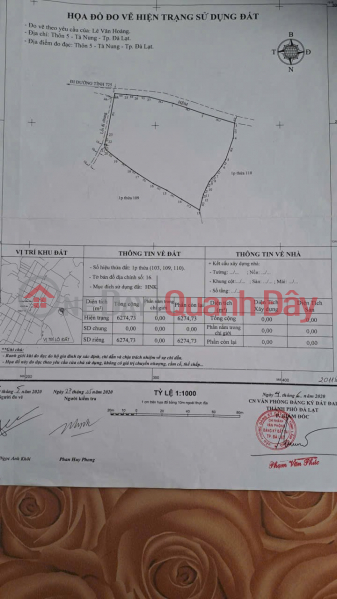 Property Search Vietnam | OneDay | Nhà ở Niêm yết bán, ĐẤT VƯỜN VIEW HỒ – GIÁ RẺ – CHÍNH CHỦ CẦN BÁN LÔ ĐẤT TẠI Xã Tà Nung, TP Đà Lạt, Tỉnh Lâm Đồng