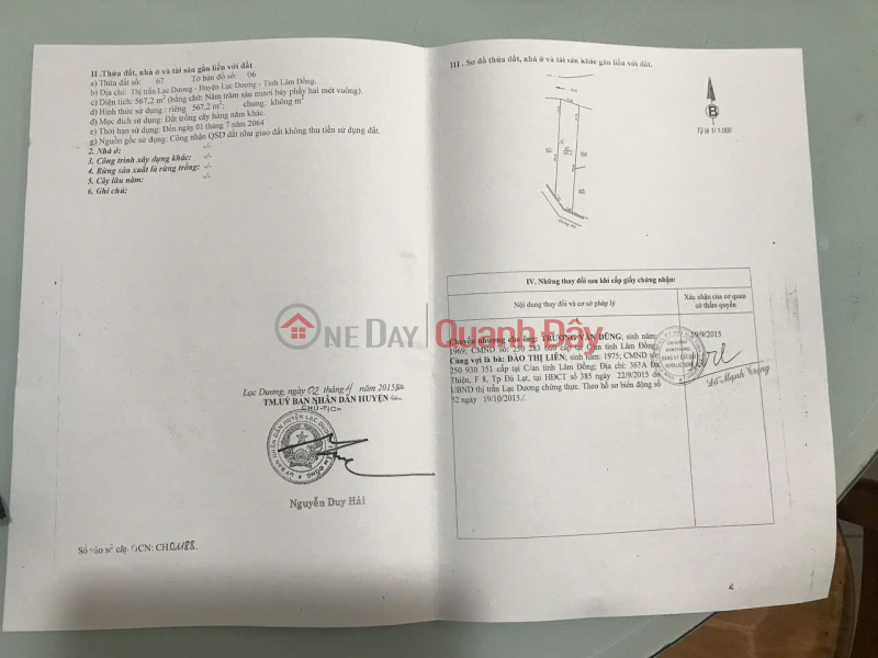 Chính chủ bán lô đất 3500m2 đường 14/3 Thị Trấn Lạc Dương, Lâm Đồng Niêm yết bán