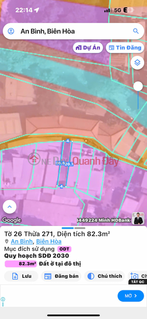 BEAUTIFUL LAND - GOOD PRICE - LAND FOR SALE In An Binh Ward, Bien Hoa City, Dong Nai. _0