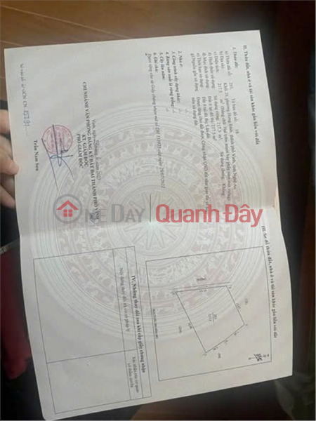 Property Search Vietnam | OneDay | Residential, Sales Listings PRIME LAND – GREAT PRICE – OWNER SELLING A GOLDEN PLOT OF LAND ON NGUYEN DUC CANH STREET, HUNG BINH WARD, VINH CITY, NGHE AN PROVINCE