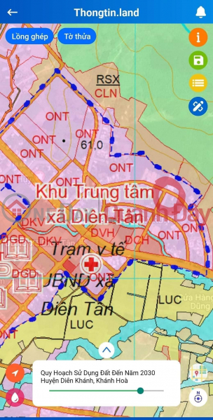 LAND FOR SALE IN FUNG TREE VILLAGE - DIEN TAN COMMUNE - DIEN KHANH DISTRICT., Vietnam Sales đ 890 Million