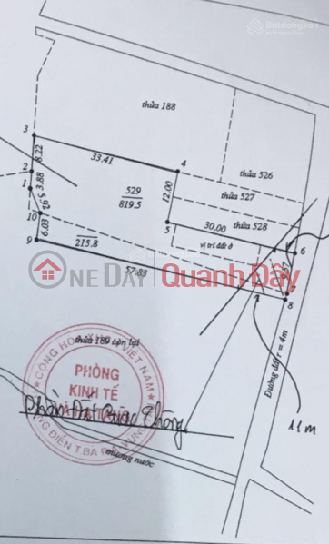 Property Search Vietnam | OneDay | Nhà ở Niêm yết bán Bán 1000m2 đất thổ vườn đường 26m - Huyện Long Điền - BRVT - chính chủ