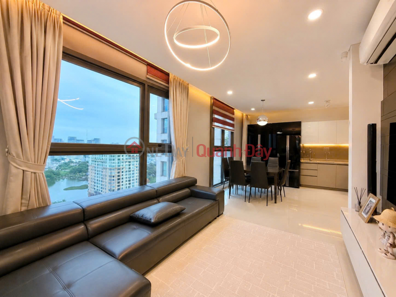Apartment for sale at Pearl Plaza - Corner unit, 3 bedrooms, 122.31m2, view of Landmark 81 and Saigon River, ownership certificate available. Vietnam Sales đ 15 Billion
