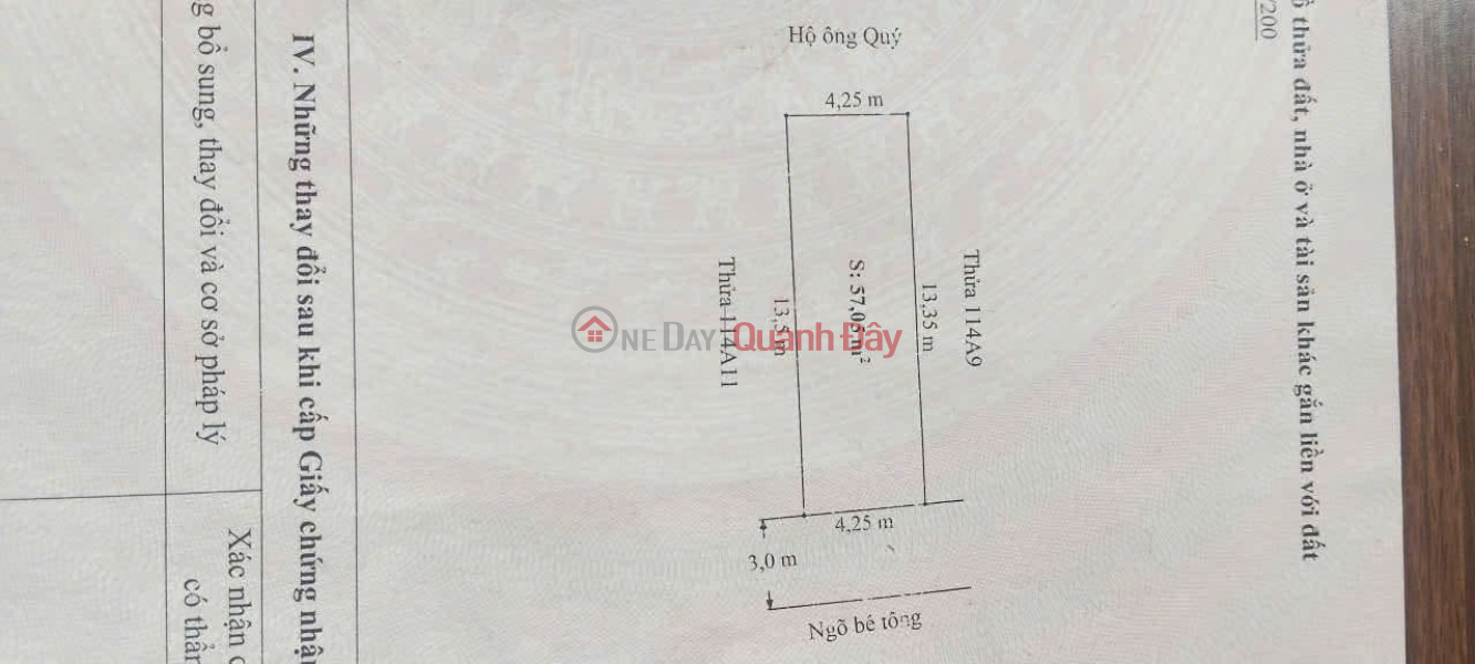 Property Search Vietnam | OneDay | Nhà ở Niêm yết bán Đất Tràng Duệ, Lê Lợi - Gần đường nhựa, sát 2 KCN, giá chỉ 1,25 tỷ - Tiềm năng tăng giá