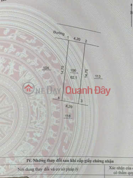đ 3.85 Billion Need money to sell 62.1m2 residential land plot in Quang Minh, Me Linh, Hanoi
