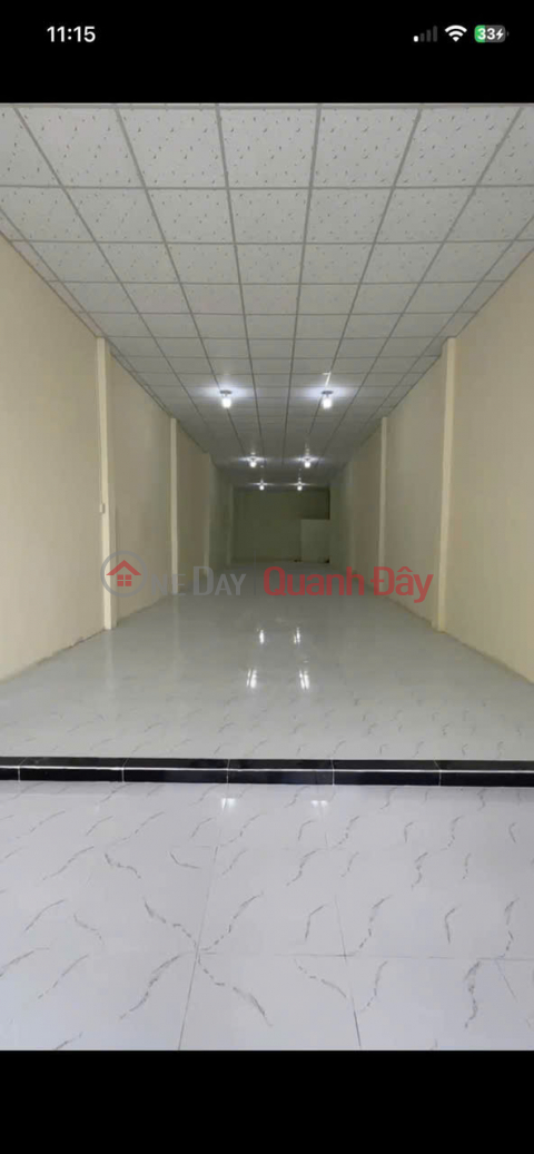 Owner selling a newly built mini warehouse with frontage on Bong Van Dia Street - Truck access, good for business. _0