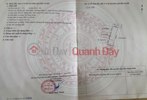 PRICE 7XX MILLION – RARE LOT 59.2M² IN BANG LA CENTER, DO SON ZALO 0567 222 555 _0