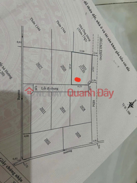 VILLA LAND FOR SALE 214M2 PRICE 7 BILLION NEGOTIABLE CAO THANG ALLEY | Vietnam | Sales | đ 7 Billion