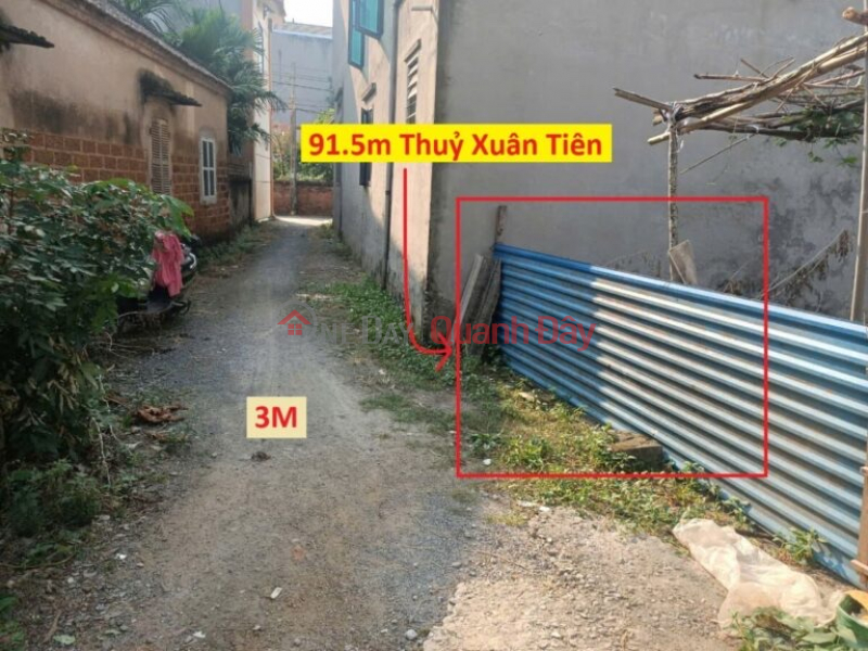 CHÍNH CHỦ BÁN LÔ ĐẤT ĐẤT ĐẸP 91,5M TẠI THỦY XUÂN TIÊN-CHƯƠNG MỸ-HÀ NỘI Niêm yết bán