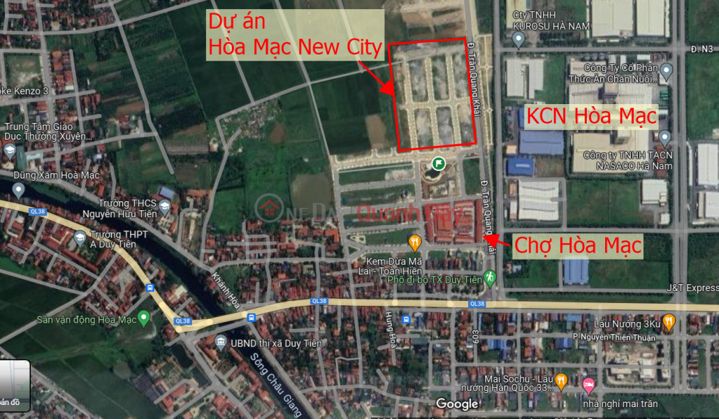 Quỹ hàng độc quyền dự án KĐT Hòa Mạc New City giá chỉ 19tr/m DT 100m2 sổ đỏ từng lô Niêm yết bán