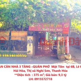 BEAUTIFUL HOUSE - FOR SALE 3-STOREY HOUSE - PHO RESTAURANT Frontage in Hai Hoa Ward, Nghi Son Town, Thanh Hoa _0