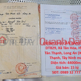 HOT ĐẦU TƯ SINH LỜI – CHÍNH CHỦ CẦN BÁN ĐẤT Tại Xã Tân Hòa, Huyện Tân Thạnh, Long An _0