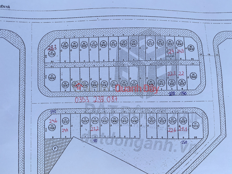 đ 4.5 Billion X8 Ha Phong land for sale, only 1 lot left with 3 open sides, SMALL PRICE 3 billion