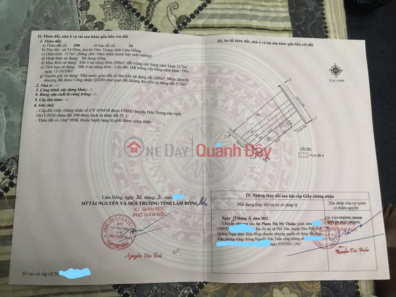 Property Search Vietnam | OneDay | Nhà ở | Niêm yết bán | Bán đất MT QL 28B Đức Trọng, Lâm Đồng, 10 x 50m, (200)m2 TC,