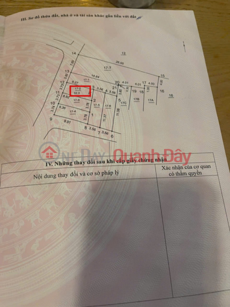 đ 30 Million OWNER NEEDS TO SELL 32M2 LAND LOT IN YEN PHUC-BIEN GIANG-HA DONG-HA NOI