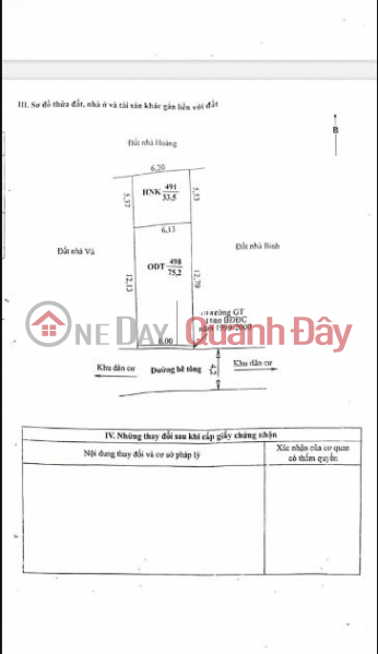 Owner needs to quickly sell a plot of land in the Meteorological Sub-area, Moc Chau Farm Town, Moc Chau, Son La Sales Listings