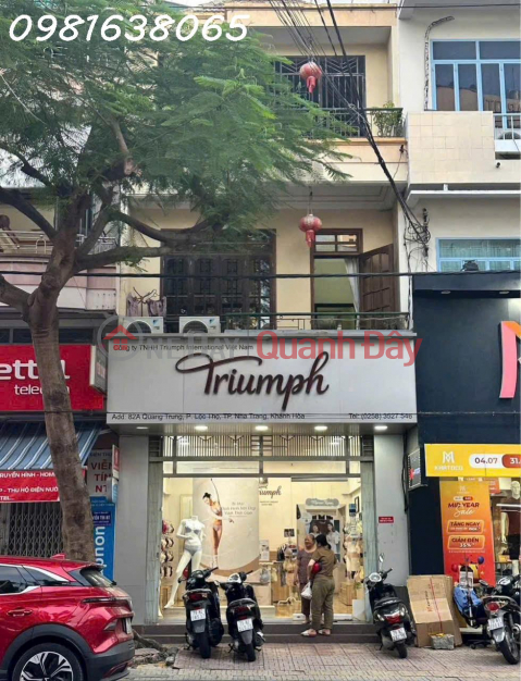 BÁN NHÀ 3 TẦNG MẶT TIỀN QUANG TRUNG – TRUNG TÂM NHA TRANG _0