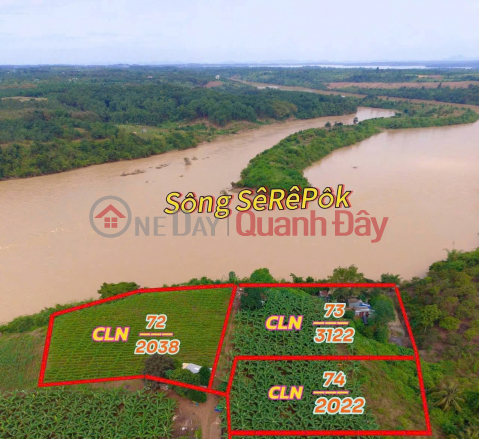 Owner emigrating needs to sell quickly: 7,000m2 land for 1.2 billion VND - bordering the Srêpốk River, Buôn Ma Thuột, Đắk Lắk province. _0