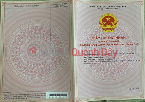 Bán Và Cho Thuê Đất MẶT TIỀN Đường Bình Nhâm 06, Phường Bình Nhâm, TP Thuận An, Bình Dương _0