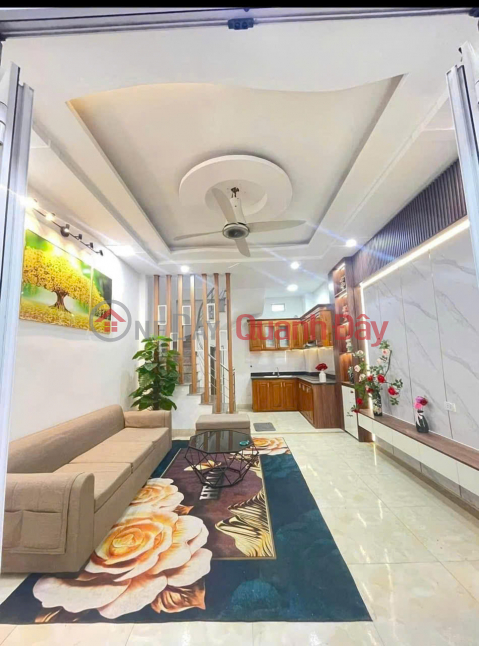 Cần Bán Nhà Lĩnh Nam 30m 5 Tầng 4 Ngủ Nhà Mới Giá 4.1 Tỷ Sổ Chung _0